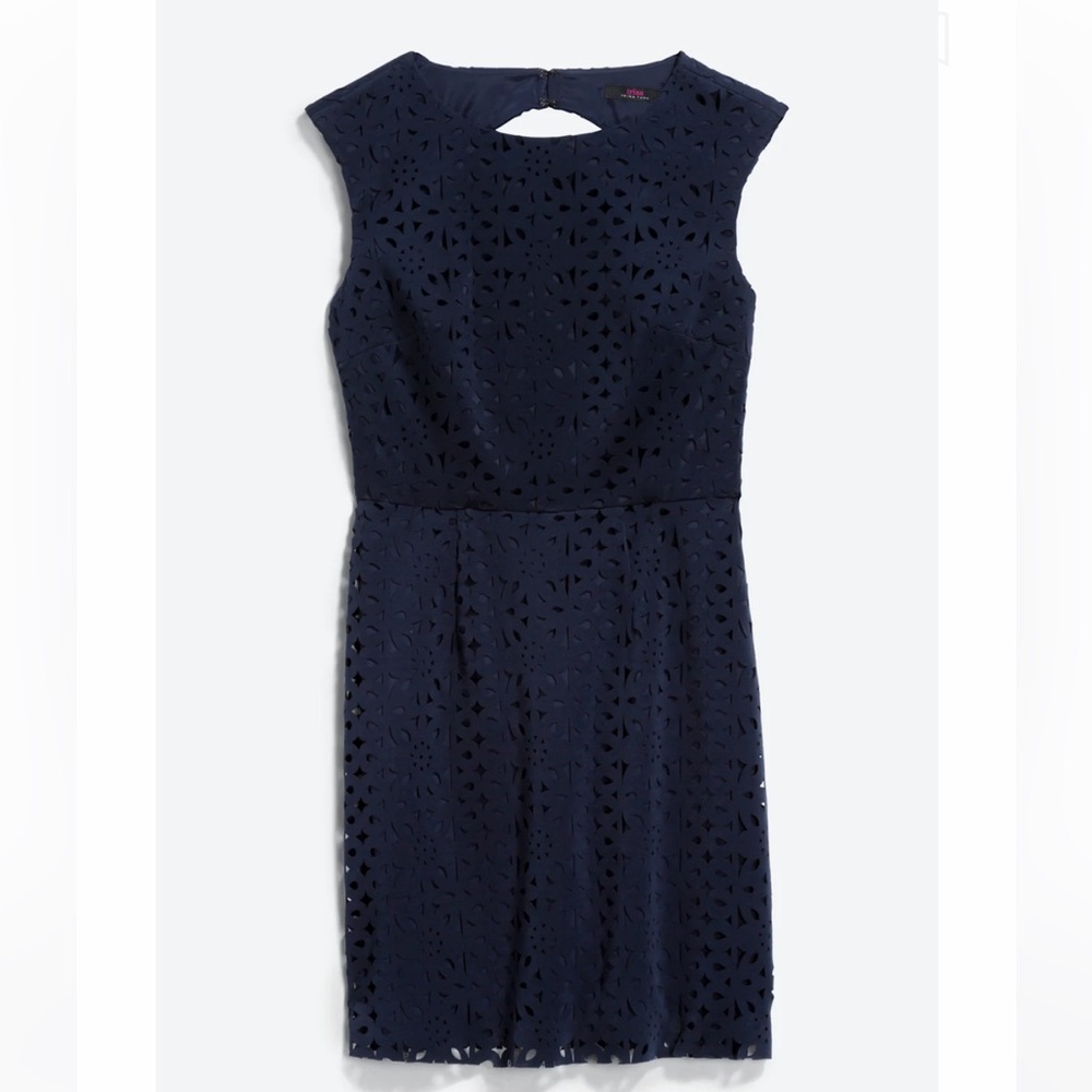 Navy Carousal Cutout Cocktial Dress TRINA BY TRINA TURK Size 4